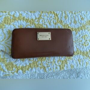 Michael Kors Brown Leather Wallet